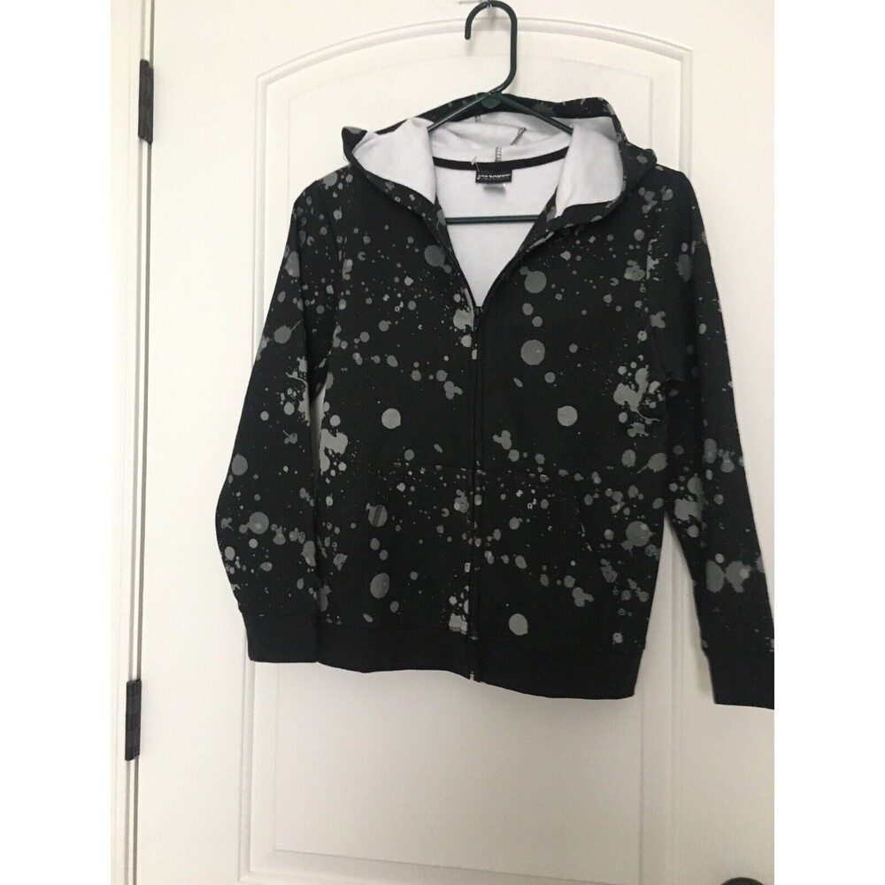 Joe Boxer Boys Paint Splatter Hoodie Zip Up Size Large